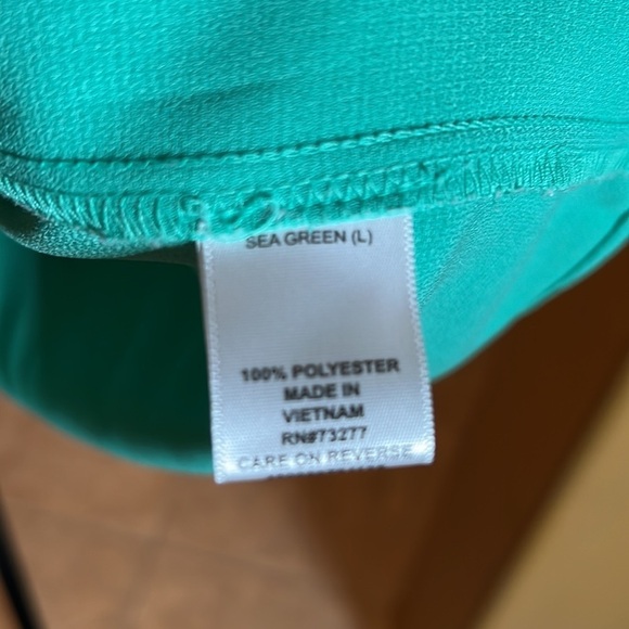 Elle sea green sleeveless tops Size Large - Picture 3 of 5